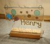  Balloons Design Personalised Life Event (eg birthday) Glass Panel 200 x 150mm size