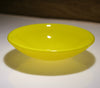 Well Made Stuff - Handmade sunflower yellow opal colour fused art glass small bowl - perfect as a gift or something for your home - astonishing spherical shape